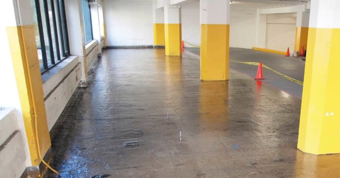 Salmon Street Parking Garage' Commercial Flooring by Specialty Coatings