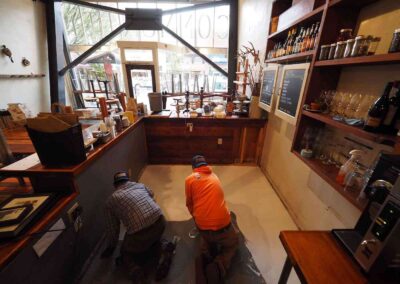 Coffee Wine Shop Floor Coating